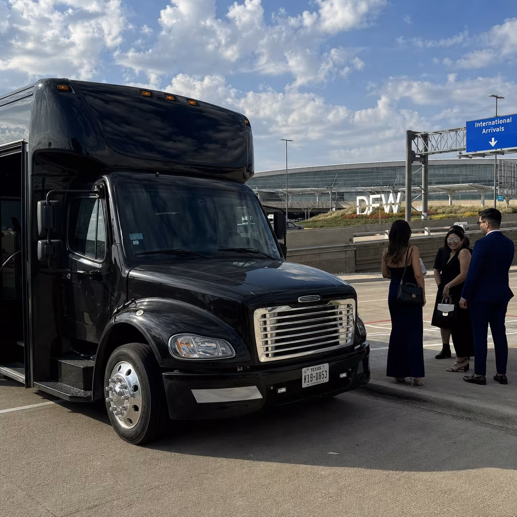 Rent a Bus to DFW International Airport