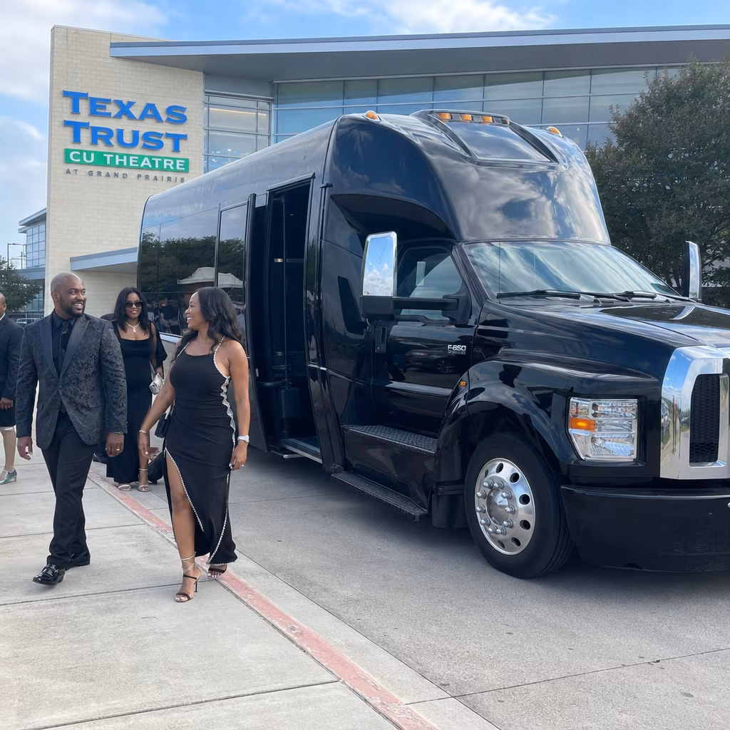 Rent a Bus to Texas Trust CU Theatre at Grand Prairie