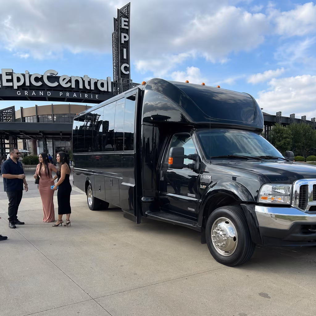 Rent a Bus to Epic & EpicCentral in Grand Prairie