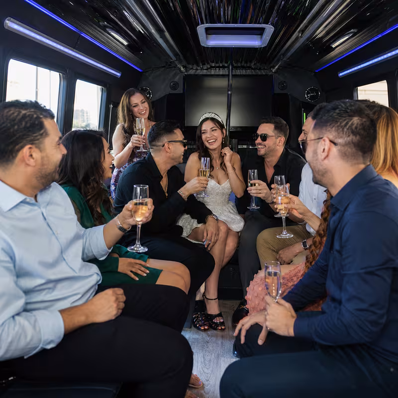 Grand Prairie Birthday Transportation fleet vehicle