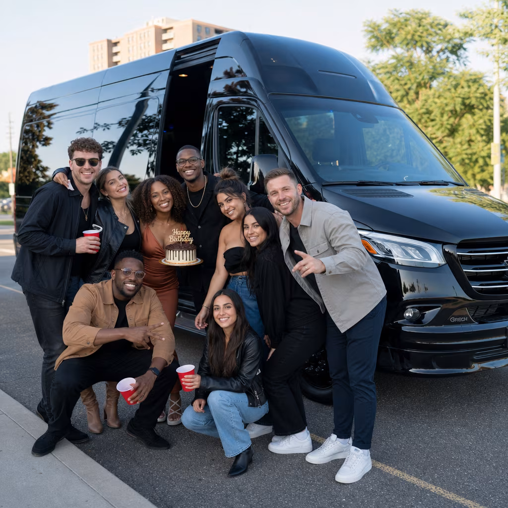 Birthday party bus