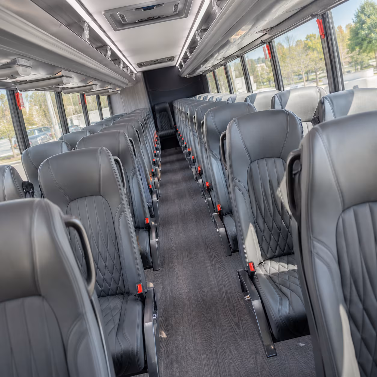 Grand Prairie Airport Shuttle & Transportation party bus exterior