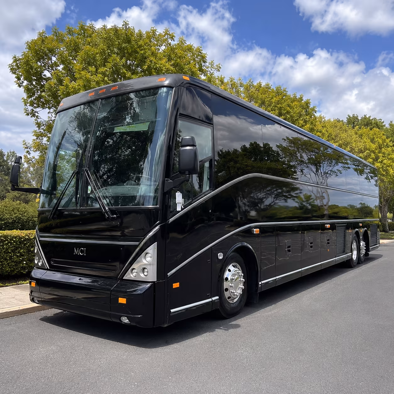 Grand Prairie Airport Shuttle & Transportation party bus exterior