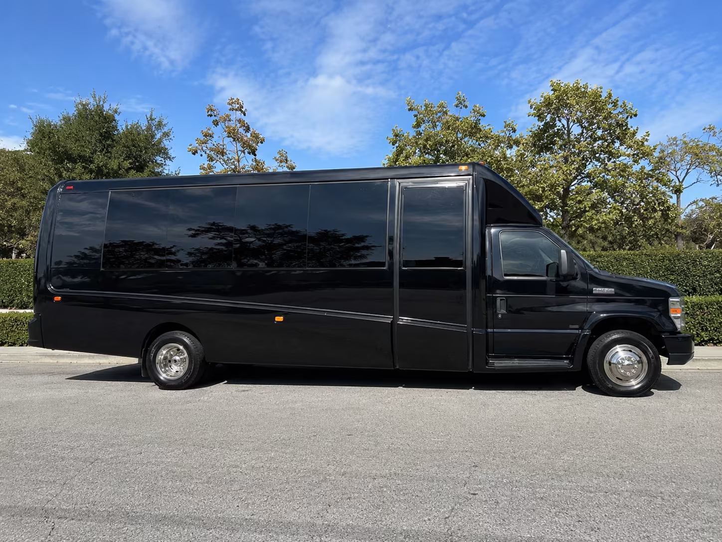 Grand Prairie Airport Shuttle & Transportation party bus exterior