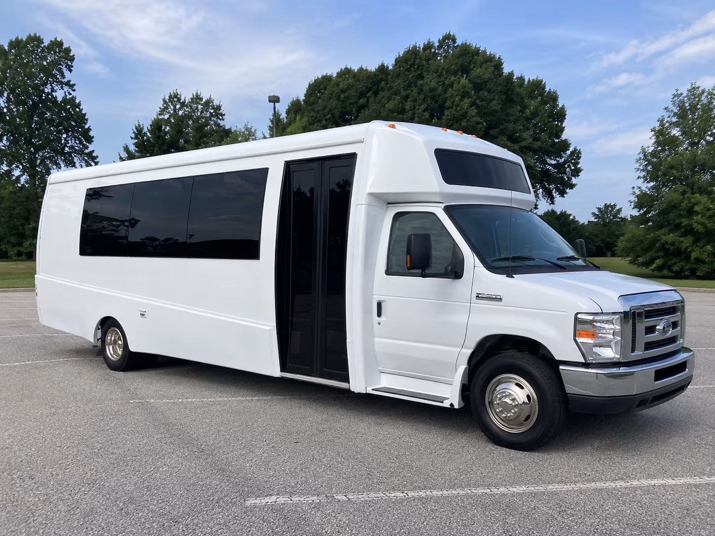 Grand Prairie Bachelor & Bachelorette Transportation party bus exterior
