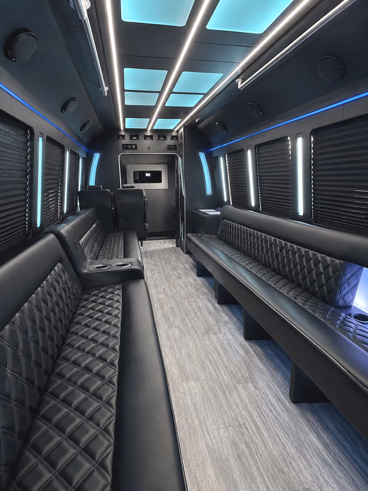 Grand Prairie Bachelor & Bachelorette Transportation onboard seating