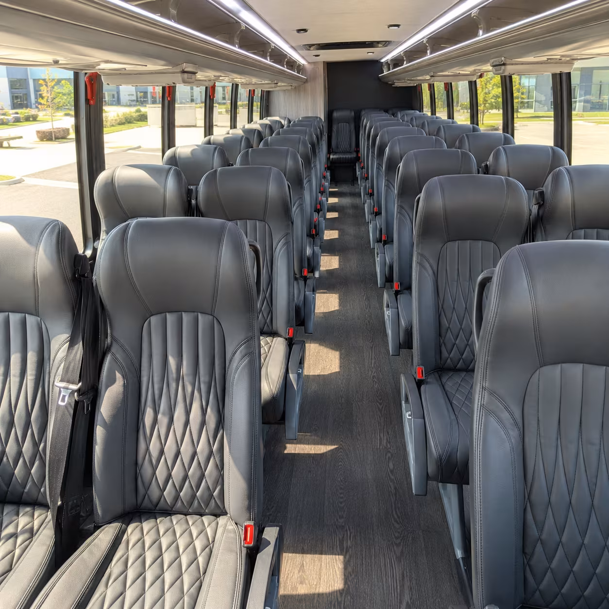 Grand Prairie Corporate Transportation party bus exterior