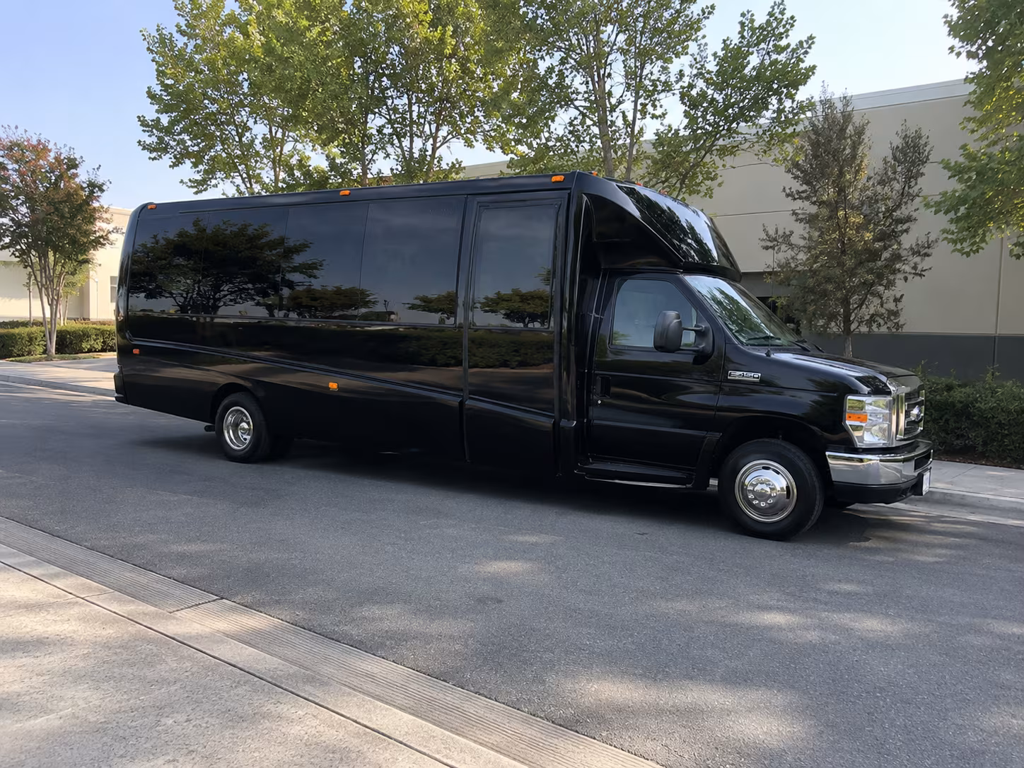 Grand Prairie Private Event Transportation party bus exterior