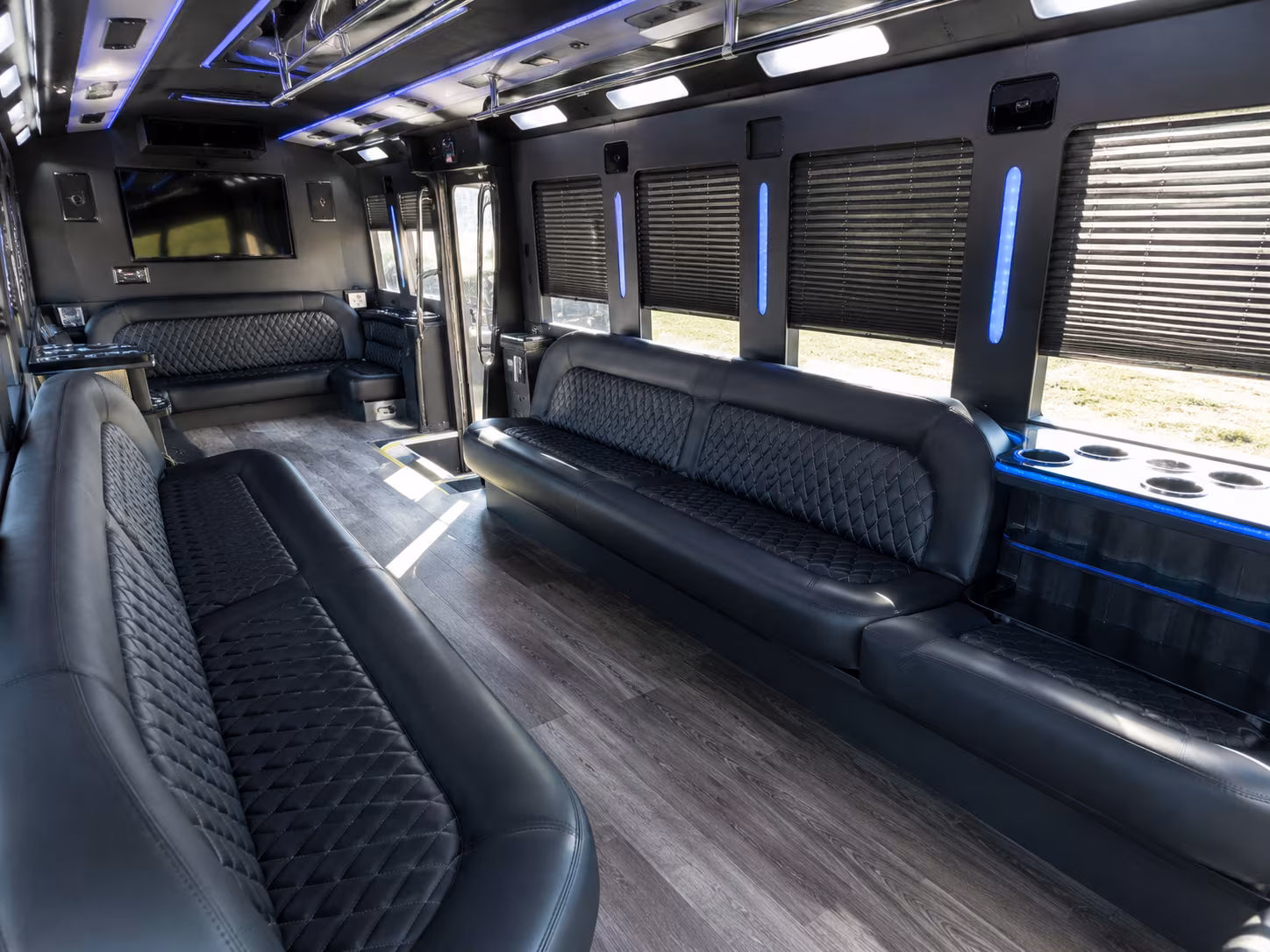Grand Prairie Prom & Homecoming Transportation party bus exterior
