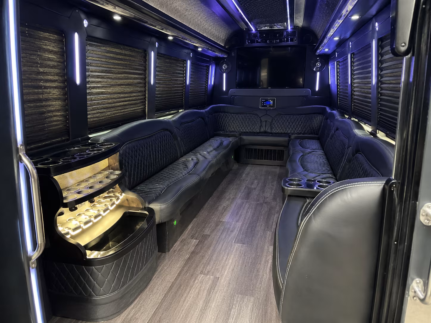 Grand Prairie Sporting Event Transportation onboard seating