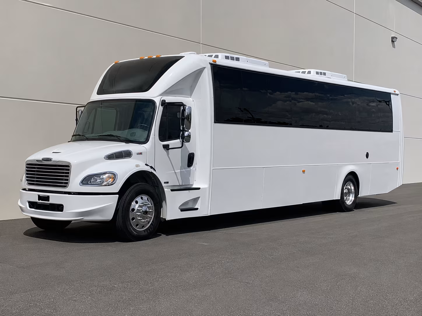 Grand Prairie Wedding Transportation party bus exterior