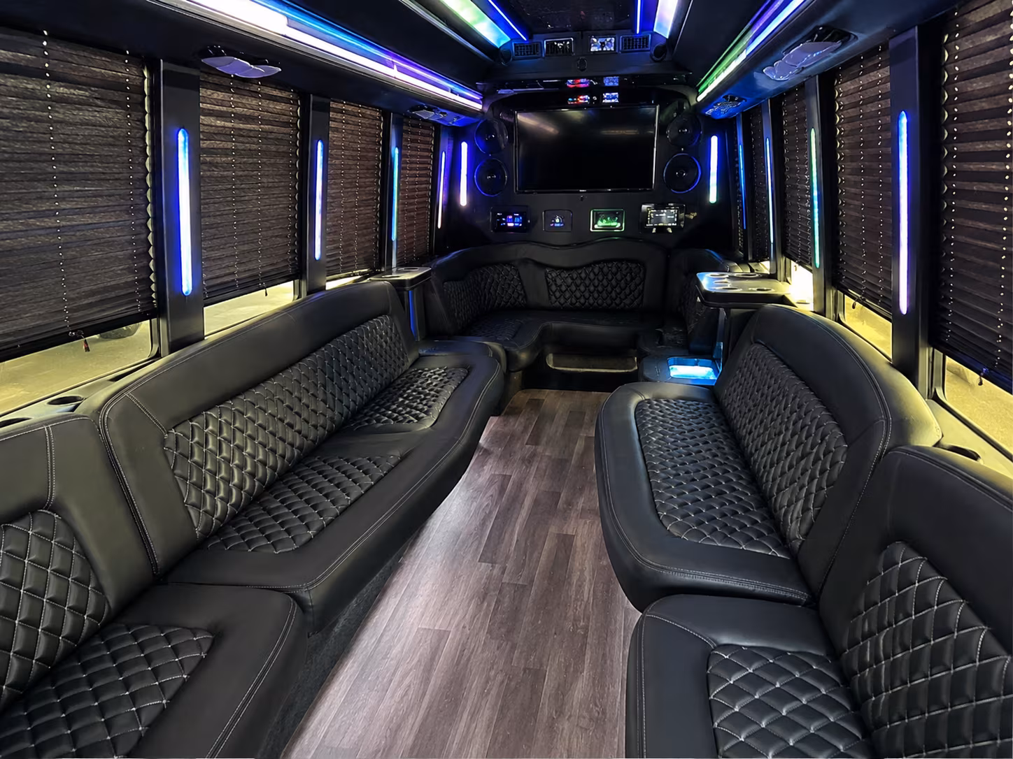Grand Prairie Wedding Transportation party bus exterior