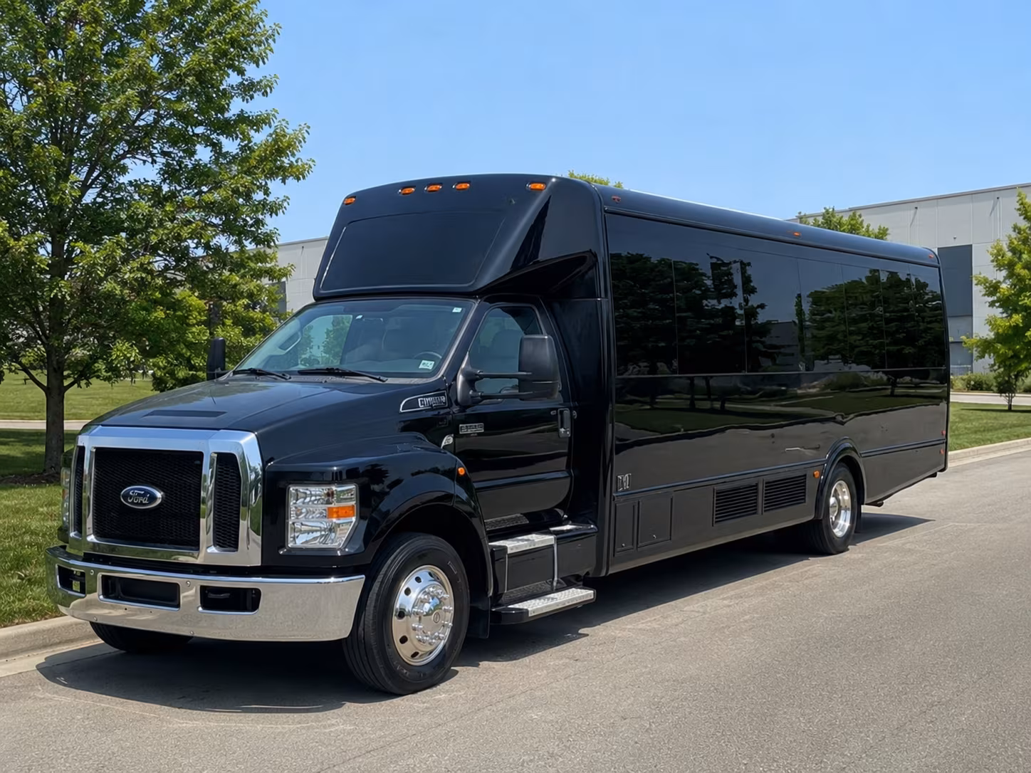 Grand Prairie Wedding Transportation party bus exterior