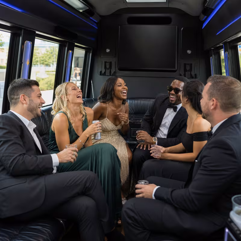 Grand Prairie Prom & Homecoming Transportation fleet vehicle