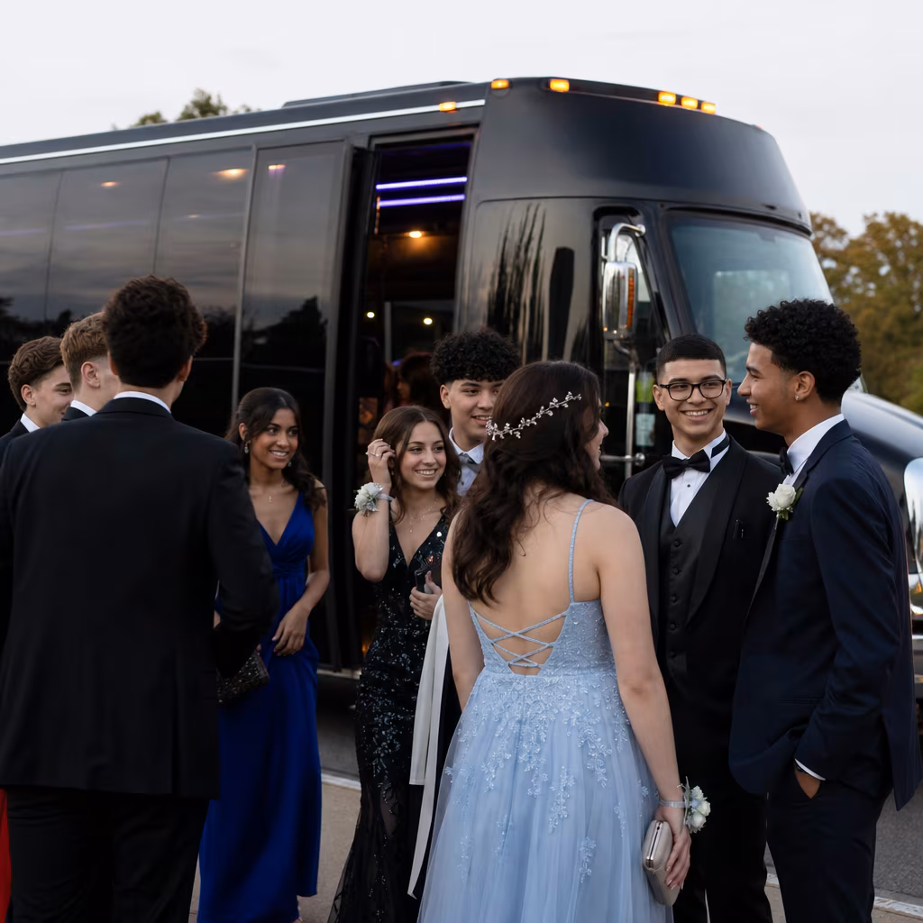 Grand Prairie Prom Party Bus Rental