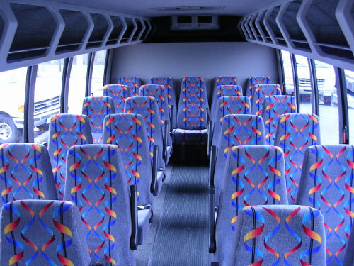 Plano 24 Passenger Mini Bus Interior