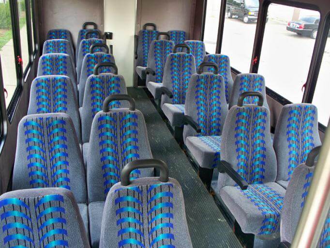 Plano 25 Passenger Mini Bus Interior