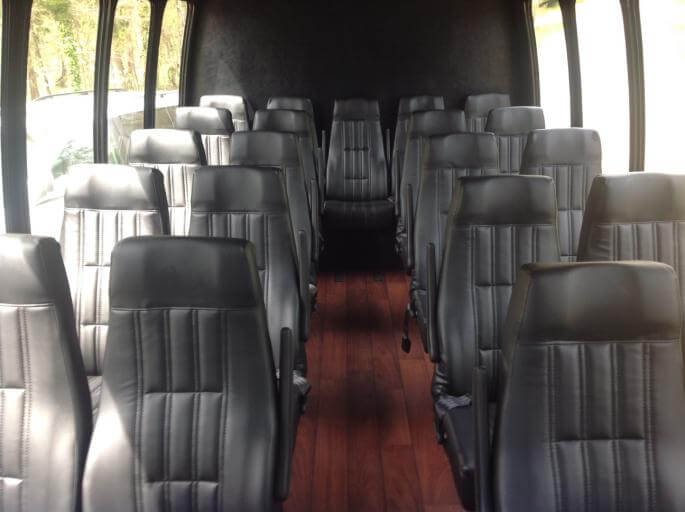 Carrollton 30 Passenger Shuttle Bus Interior