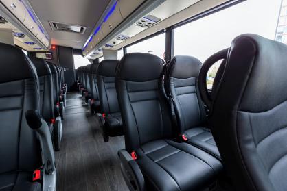 Frisco 45 Passenger Mini Coach Interior